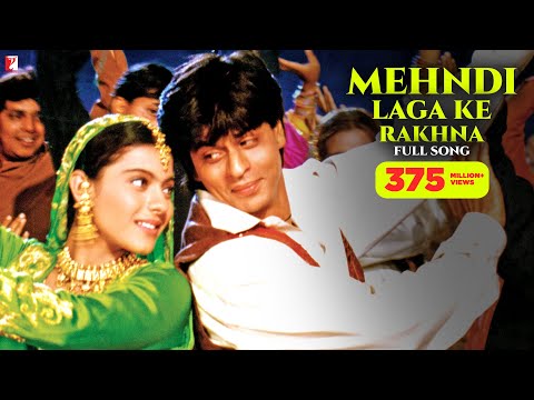 Mehndi Laga Ke Rakhna Song | Dilwale Dulhania Le Jayenge | Shah Rukh Khan, Kajol | Lata, Udit | DDLJ