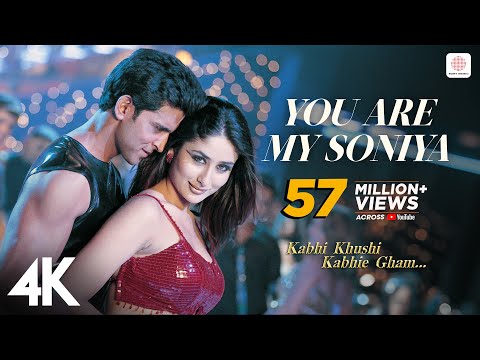 You Are My Soniya - K3G | Kareena Kapoor | Hrithik Roshan |@sonunigam | @alkayagnik3875 | 4K