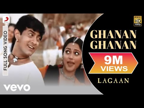 A.R. Rahman - Ghanan Ghanan Best Video|Lagaan|Aamir Khan|Alka Yagnik|Udit Narayan