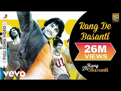 A.R. Rahman - Rang De Basanti |Aamir Khan, Soha Ali Khan |Daler Mehndi |Best Video