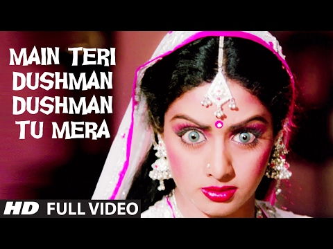 &#039;Main Teri Dushman, Dushman Tu Mera&#039; Video Song | Nagina | Lata Mangeshkar | Rishi Kapoor, Sridevi